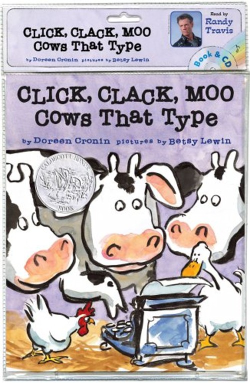 Click, Clack, Moo : Cows That Type/ Book and CD Paperback DoreenFree US Delivery | ISBN:1442433701