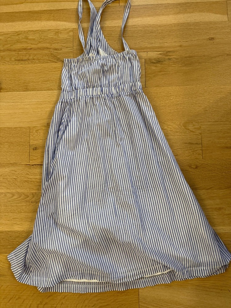 striped blue/white DRESS J CREW size XXS GREAT CONDITION!