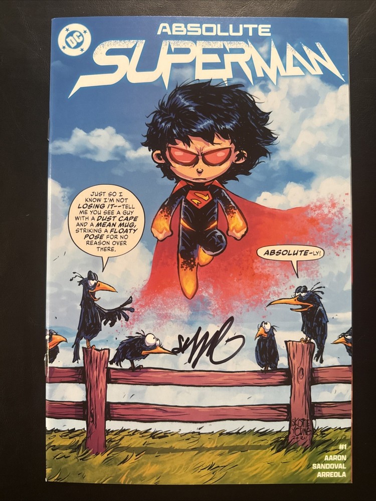 Absolute Superman #1 - Skottie Young Variant SIGNED - NM/M