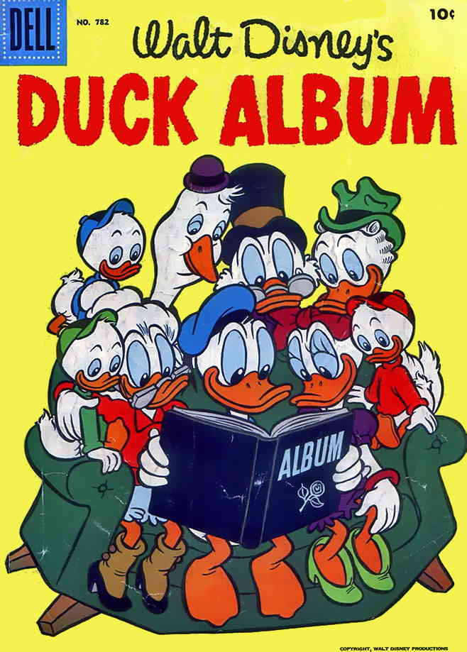 Four Color Comics 2nd Series 782 POOR Low Grade Dell Disney Duck Album