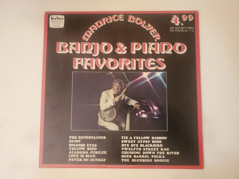 Maurice Bolyer - Banjo & Piano Favorites (Vinyl Record LP)