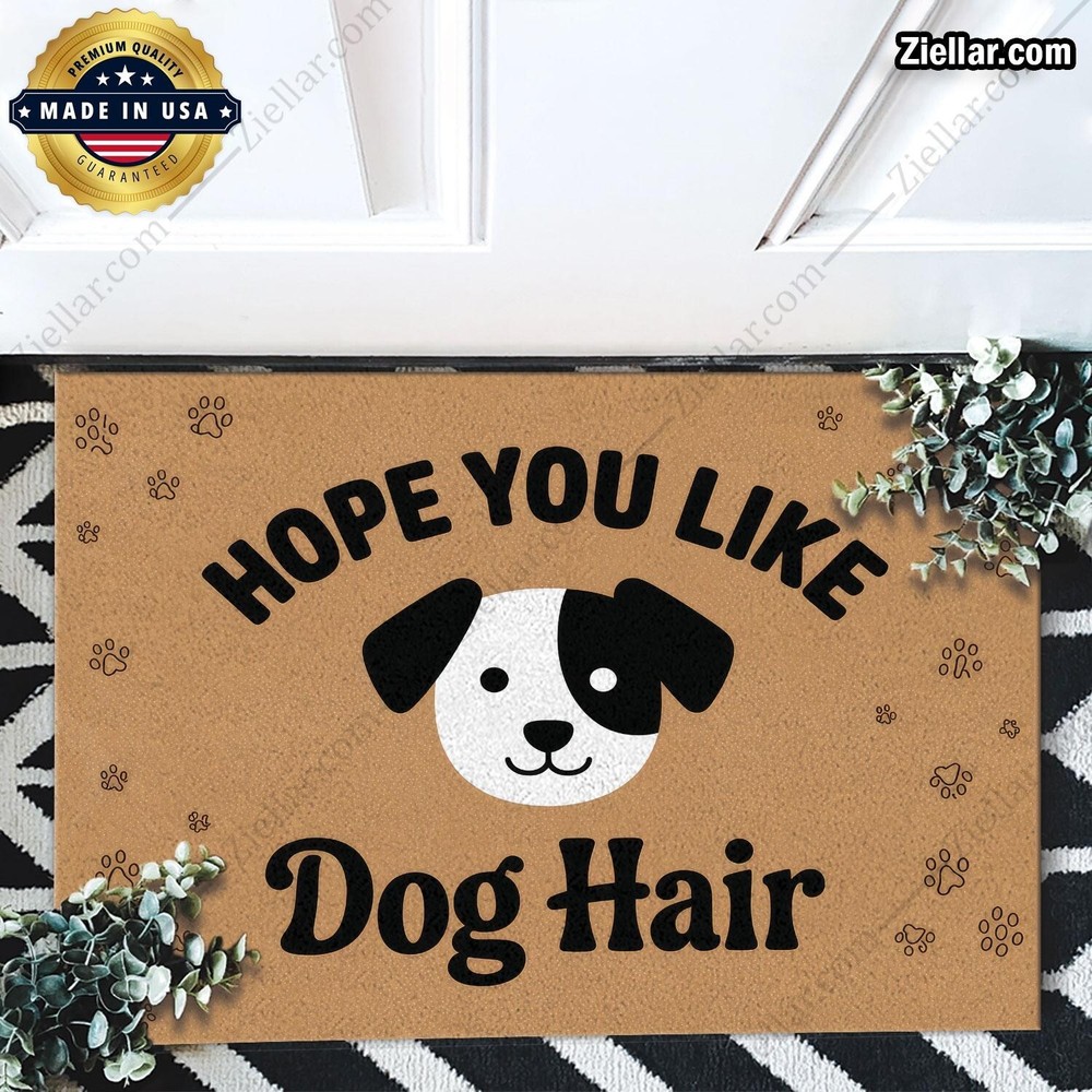Funny Dog Doormat Personalized Front Door Rug Custom Pet Lover Gift