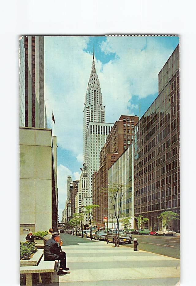 Postcard Chrysler Building NYC New York City USA North America