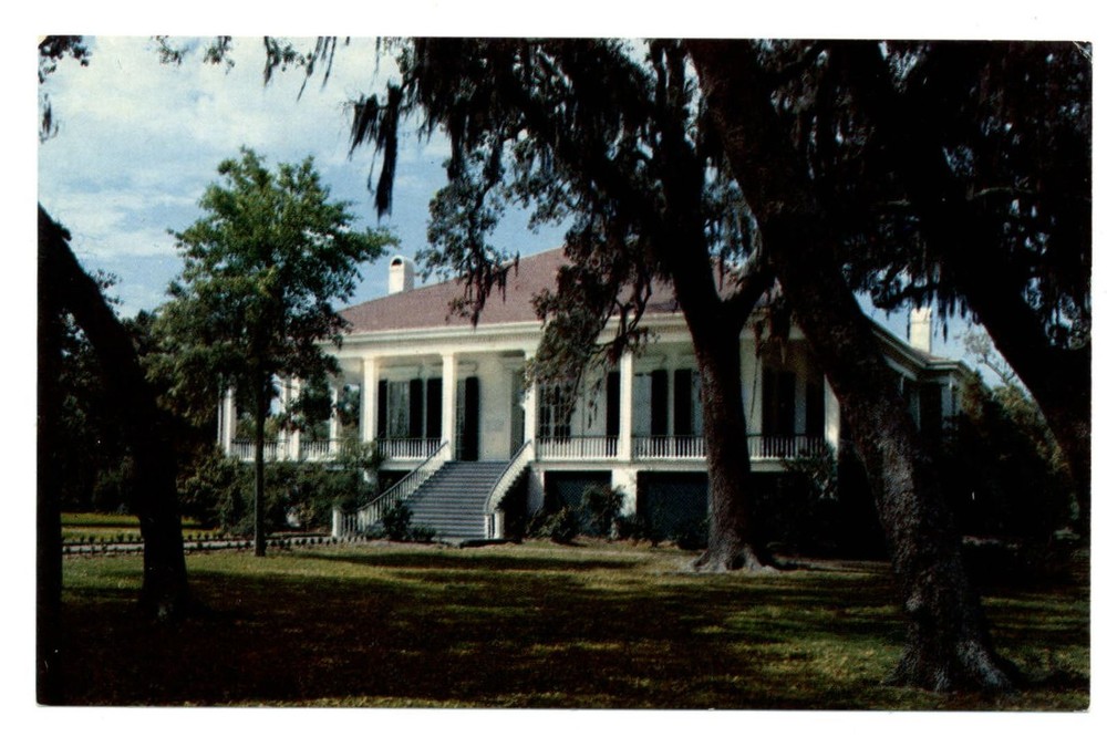 Biloxi Mississippi Beauvoir Mansion Jefferson Davis Shrine Civil War postcard