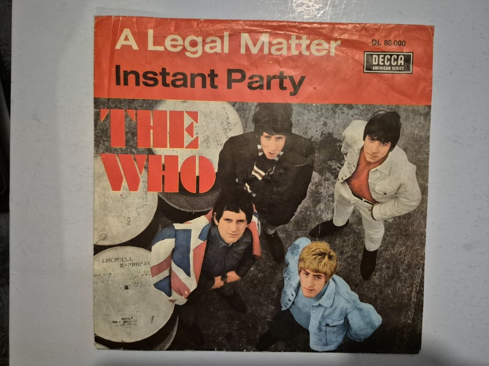 unad    the WHO 45 RECORD German PS-Amer. Decca Series DL 80-000 A Legal Matter