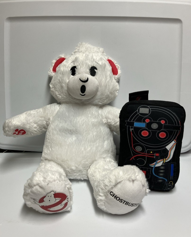 Build A Bear Ghostbusters Plush White Proton Pack Movie Promo Toy Stuffed
