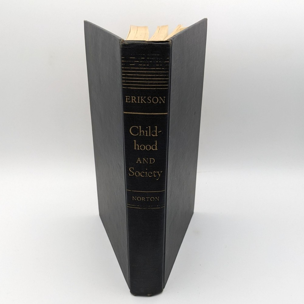 1950 Childhood and Society by Erik H. Erikson 1st Edition hardcover