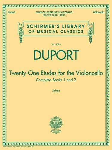 Duport - 21 Etudes for the Violoncello, Complete Books 1 And 2 : Schirmer ...