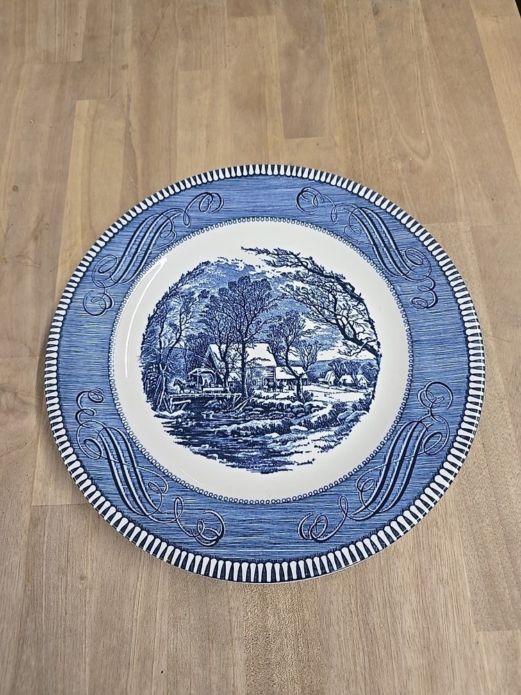Royal Currier and Ives Dinner Plate 
