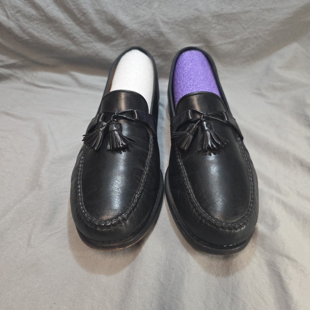 Allen Edmonds Urbino Men’s 10.5 D  Black Tassel Loafers