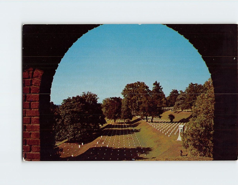 Postcard Vicksburg National Military Park US National Cemetery Vicksburg MS USA