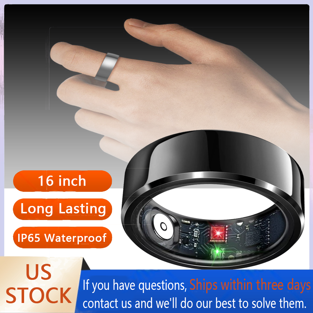 2025 Smart Ring with IP65 Waterproof Heart Rate & Fitness Tracking