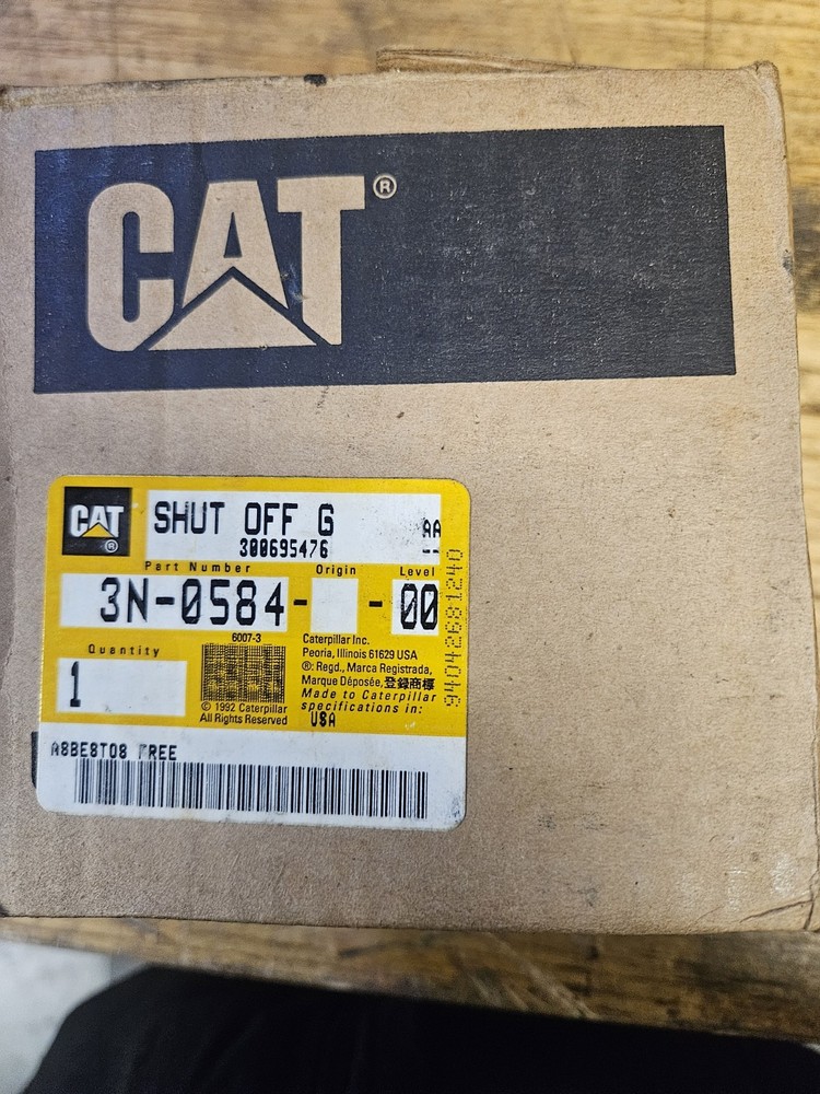 Cat 3N-0584: 24 Volts Shutoff Solenoid