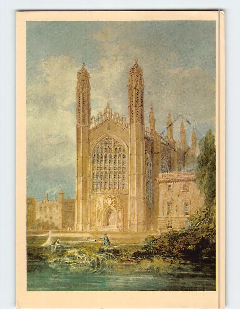 Postcard King's College Chapel Cambridge England