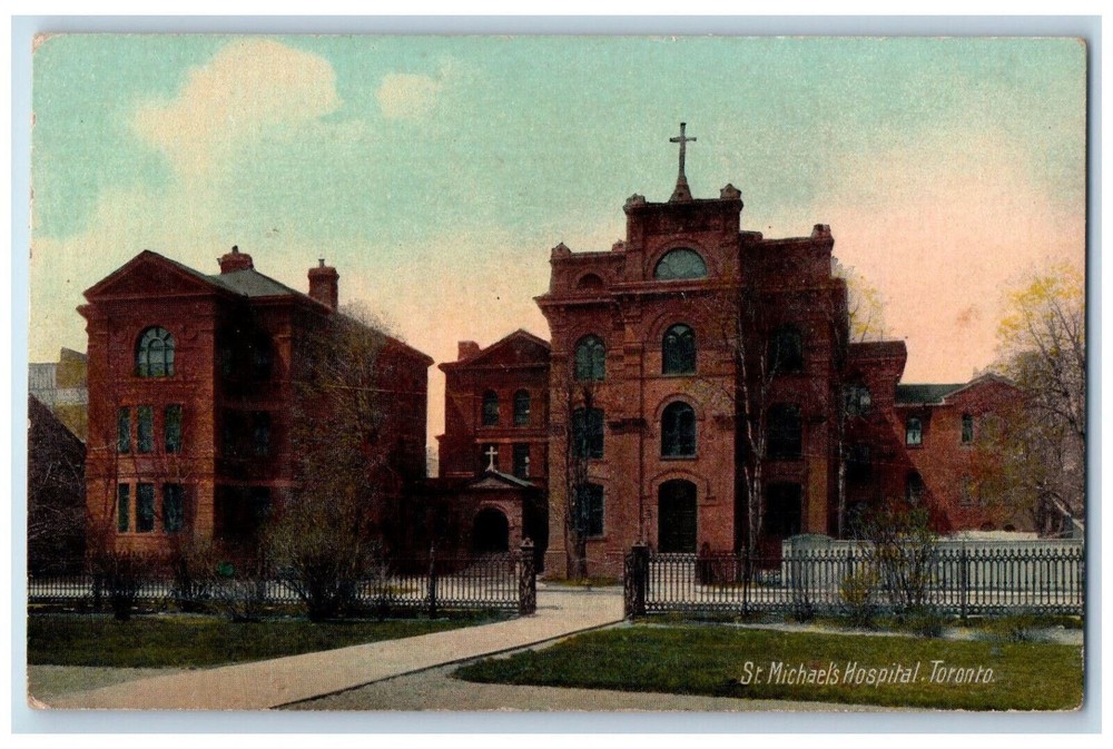 c1910 St. Michael's Hospital Toronto Ontario Canada Unposted Postcard