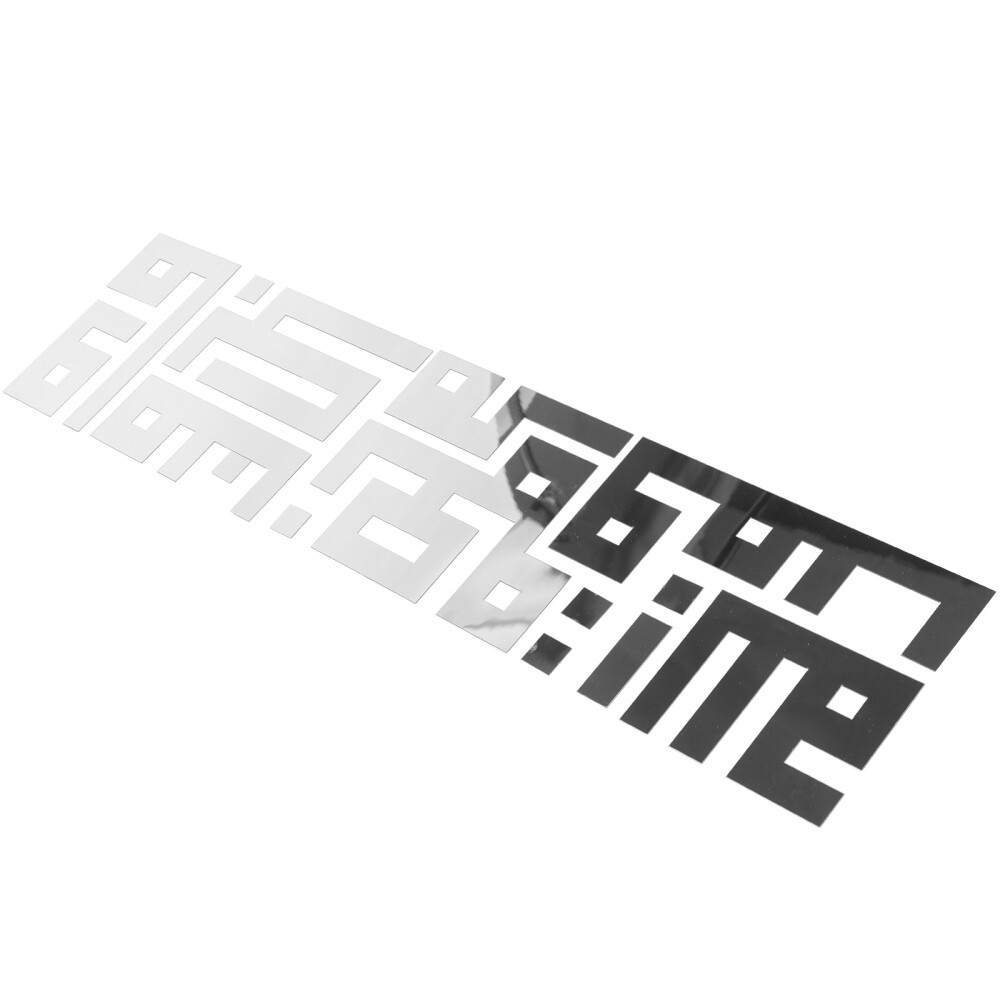 1 Set of 3D Mirror Wall Decor DIY Wall Sticker Adhesive Wall Sticker Room Wall