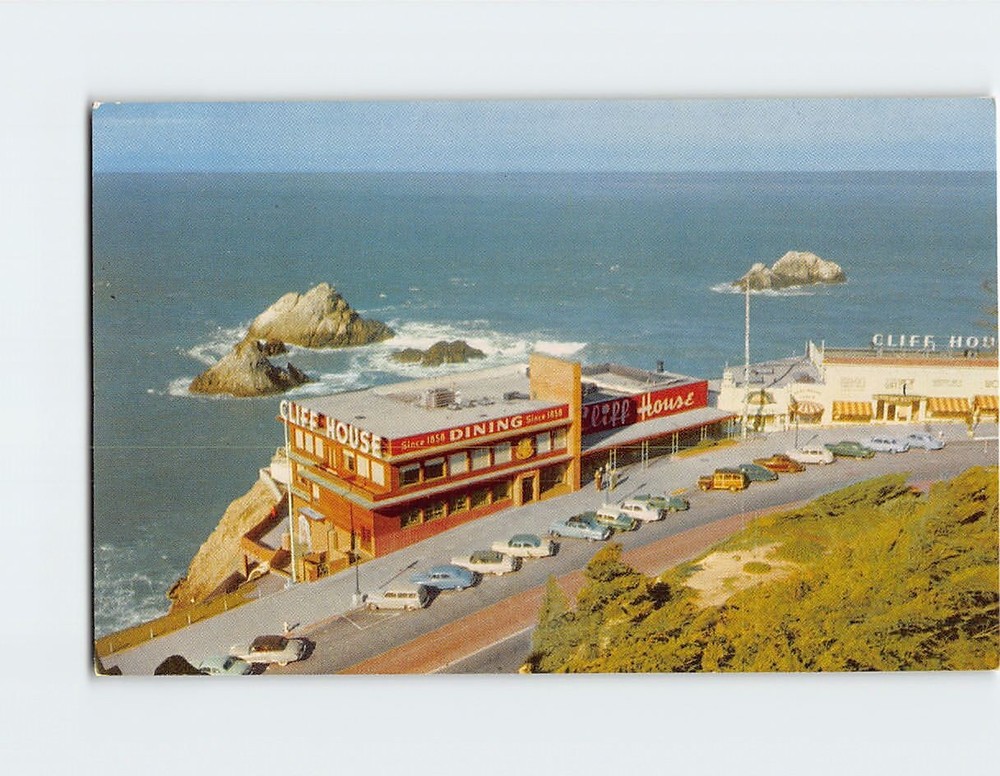 Postcard Cliff House & Seal Rocks San Francisco California USA