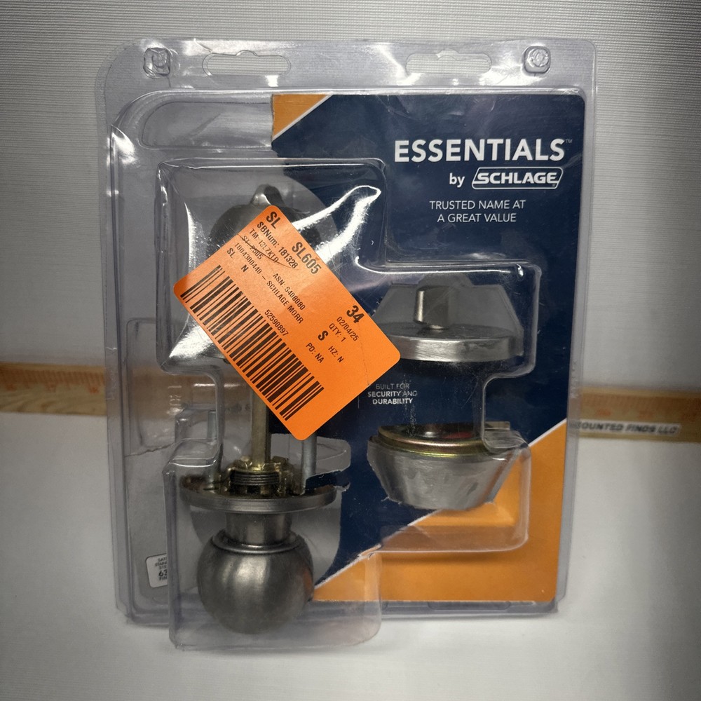 Schlage Satin Stainless Steel Door Lock with Deadbolt Model 630 B37