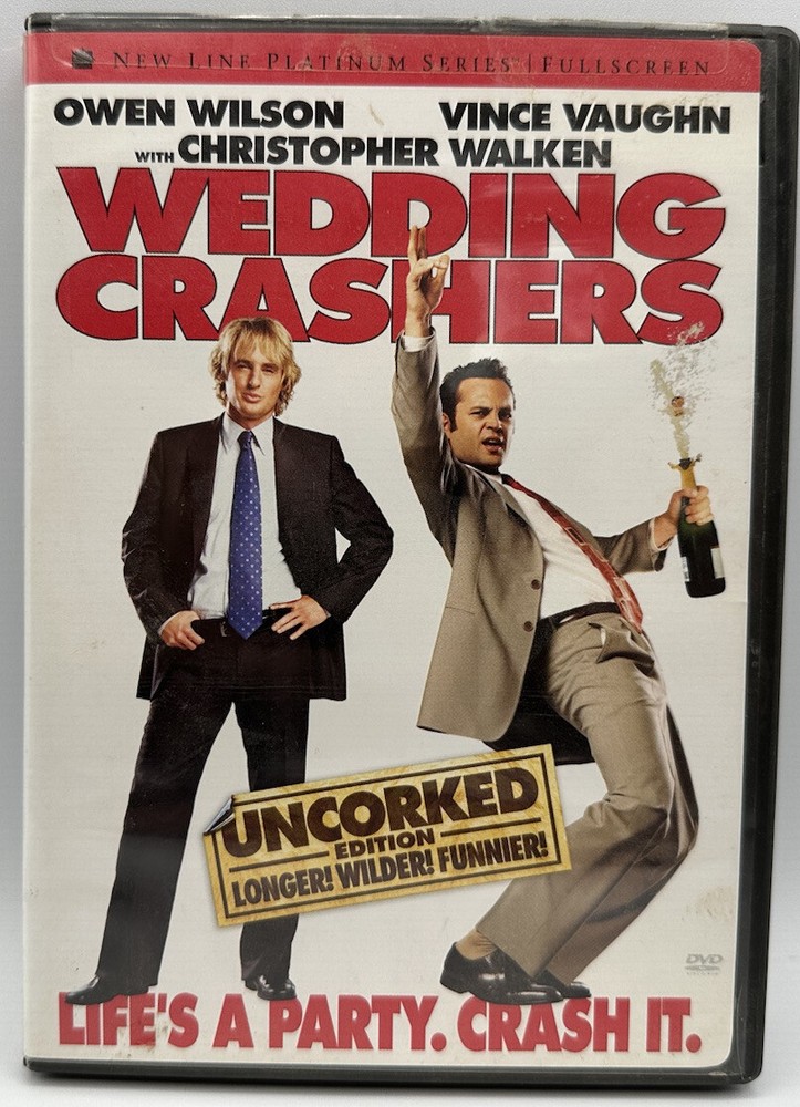Wedding Crashers  DVD Full-screen New Line Platinum Series Owen Wilson 2005