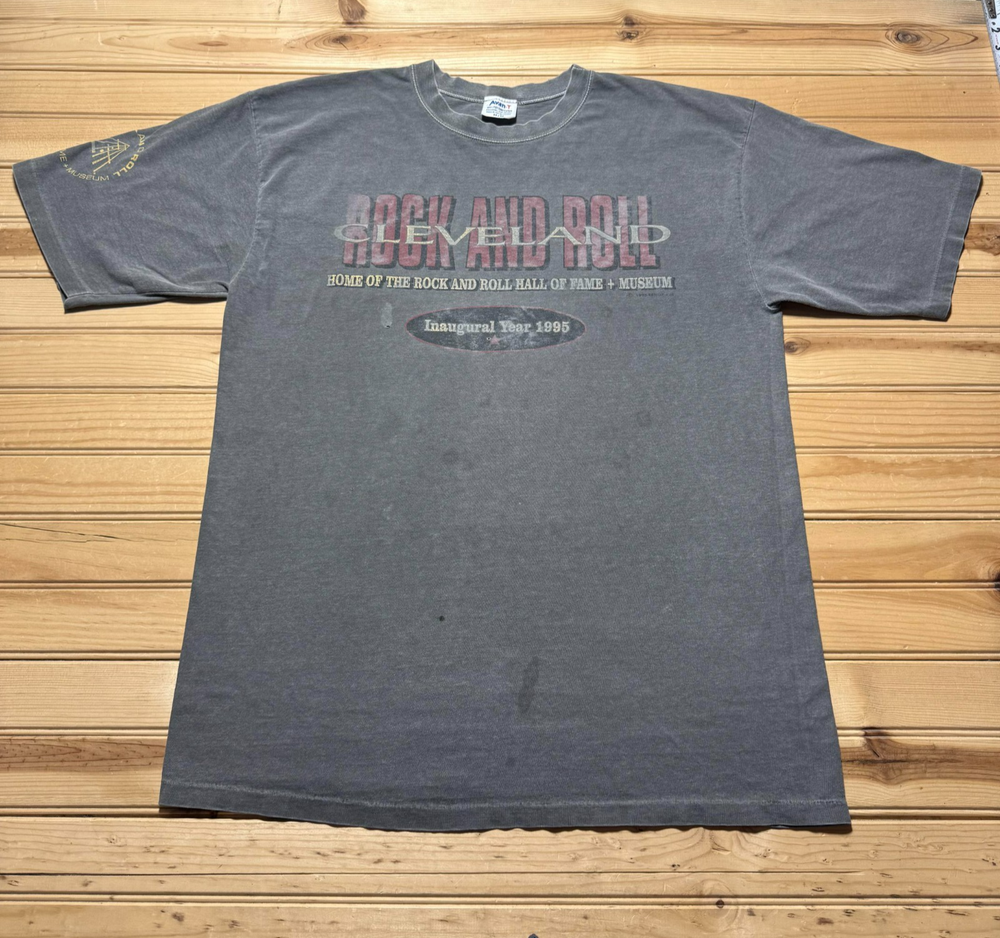 Vintage 90s 1995 Rock and Roll Hall of Fame Museum Cleveland Shirt - Size Medium