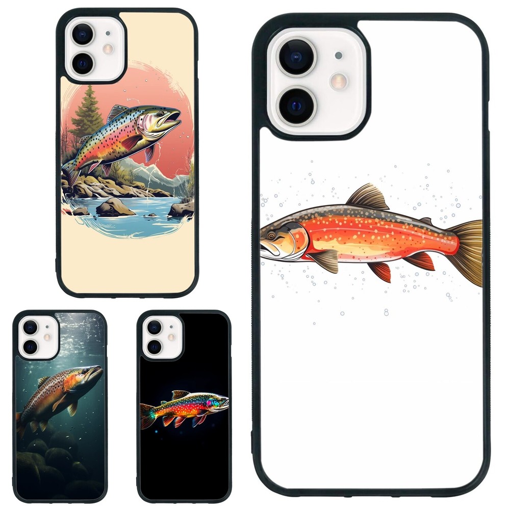 Fitted Case Skin For iPhone XS XR 6 7 8 Plus SE 2nd 3rd tones Brooke Trout earth