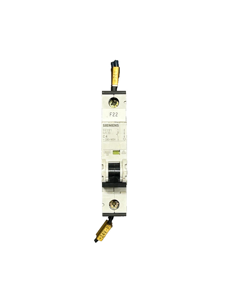 Siemens 5SY6104-07 C4 Miniature Circuit Breaker 1-Pole 230/400V