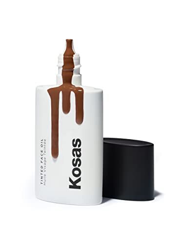 Kosas Tinted Face Oil | Nourishing Light-Coverage Tinted Foundation Tone 8.7