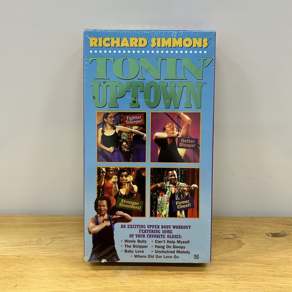 Richard Simmons Tonin Uptown VHS Aerobic Musical Workout 1996 NEW Sealed