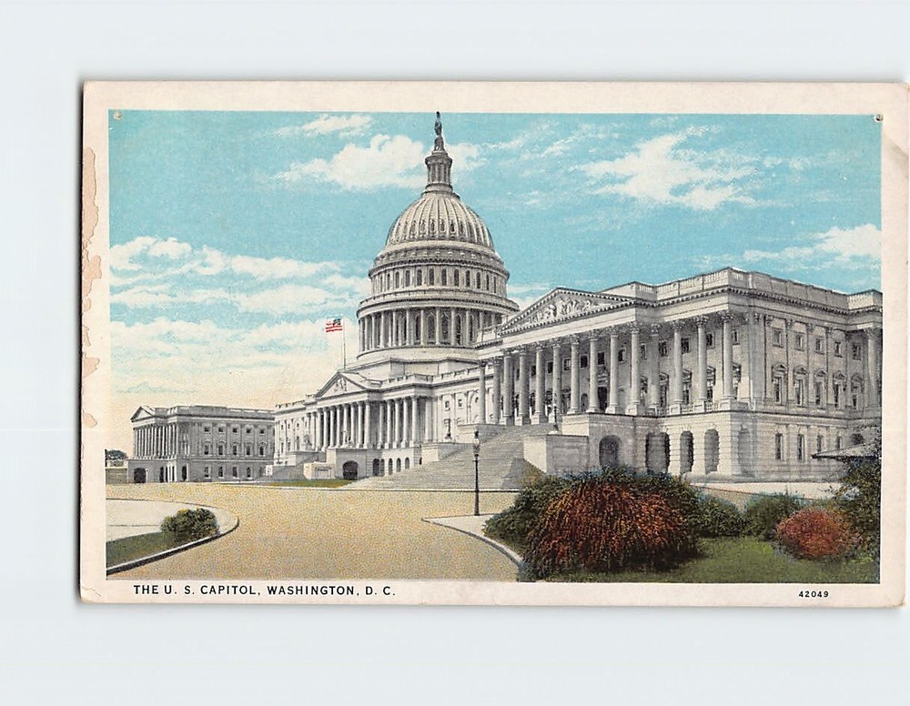 Postcard US Capitol Washington DC USA