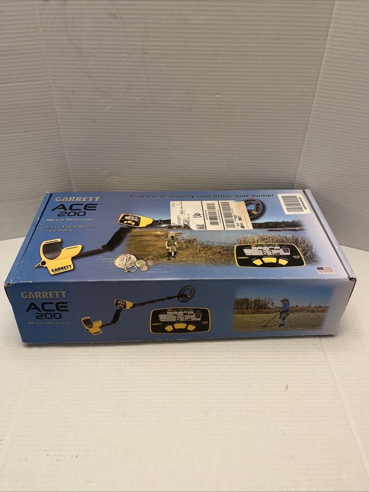 Garrett Ace 200 Metal Detector New Open Box Ready to Use