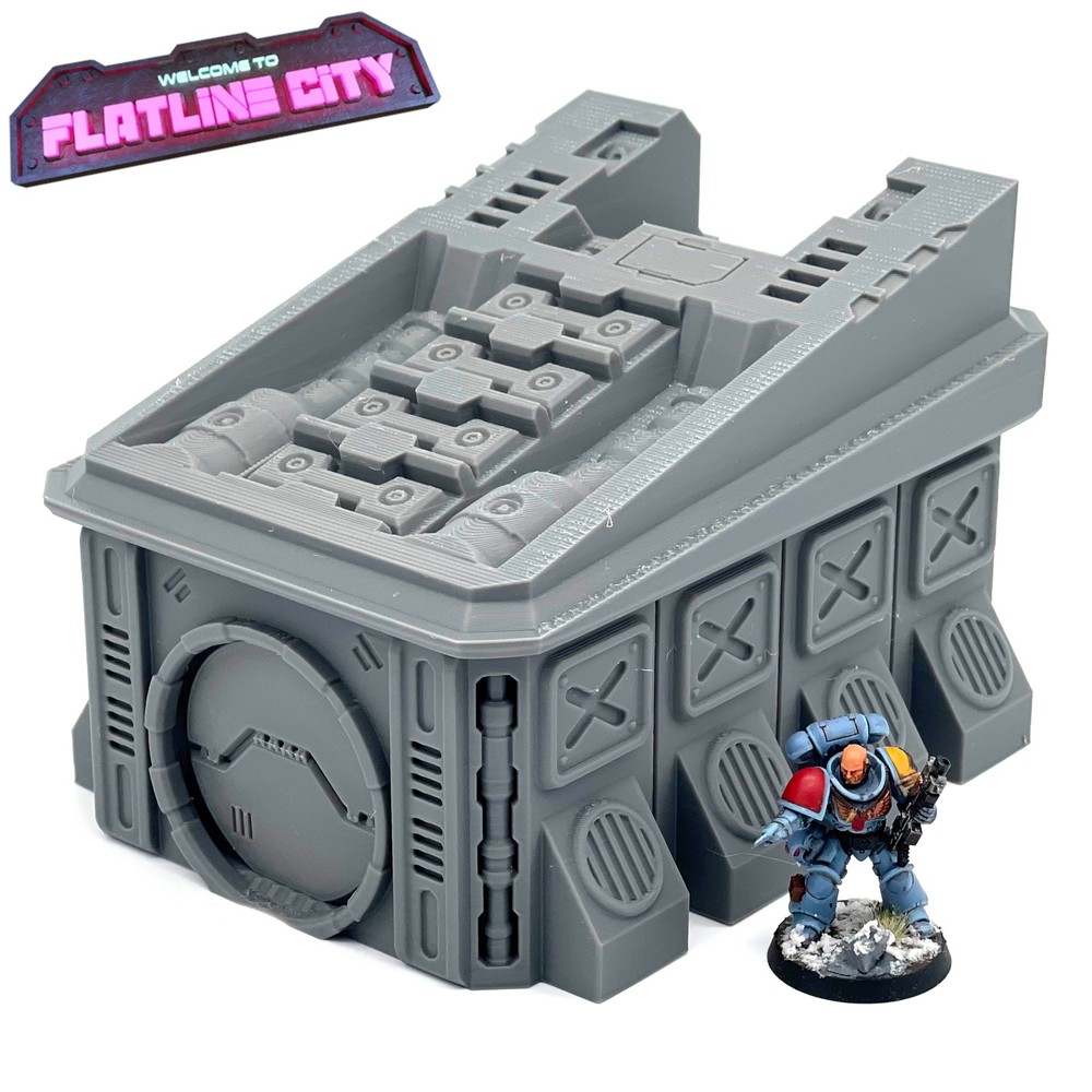 Flatline City Sci-Fi Bank Vault Steampunk 28mm Wargaming Terrain Scenery