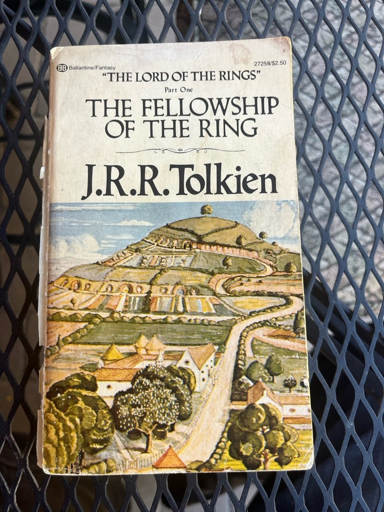 The Fellowship of the Ring by JRR Tolkien 1978 Ballantine Vintage Paperback