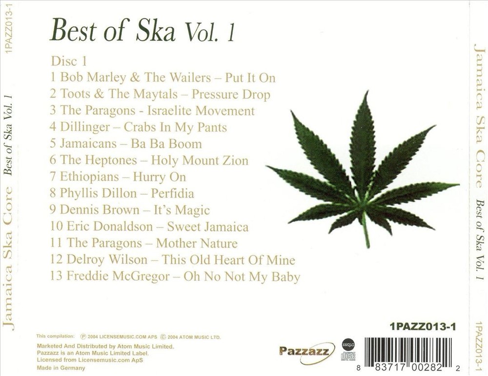 Various Artists Best Of Ska, Vol. 1 [Pazzazz] New Cd