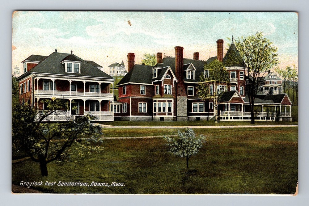 Adams MA-Massachusetts, Greylock Rest Sanitarium, Souvenir Vintage Postcard