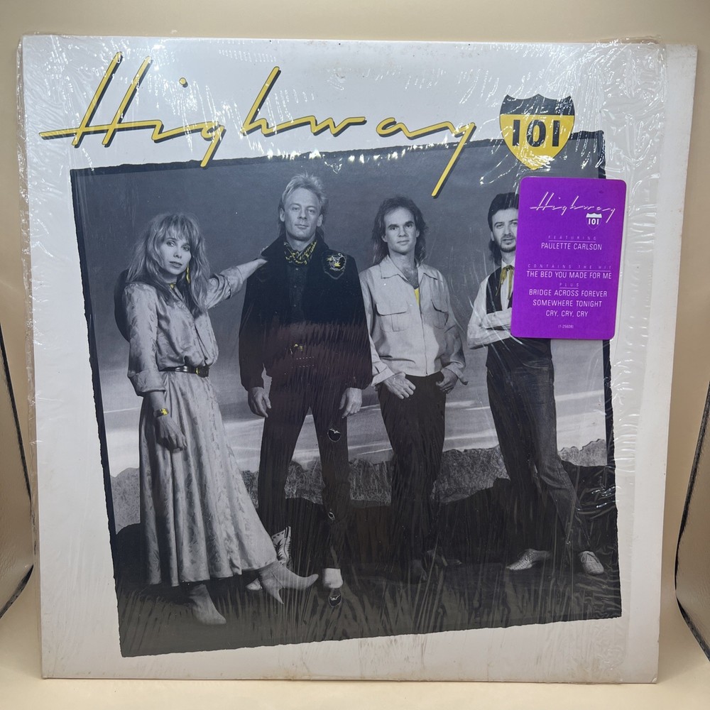 Highway 101 “Highway 101” LP/Warner Bros. 25608-1 Hype Sticker 1987/Mint!!