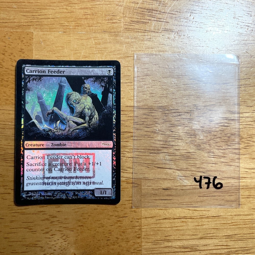 💀Carrion Feeder FOIL FNM Promo Friday Night Magic MTG See pix 4 cond Crease 476