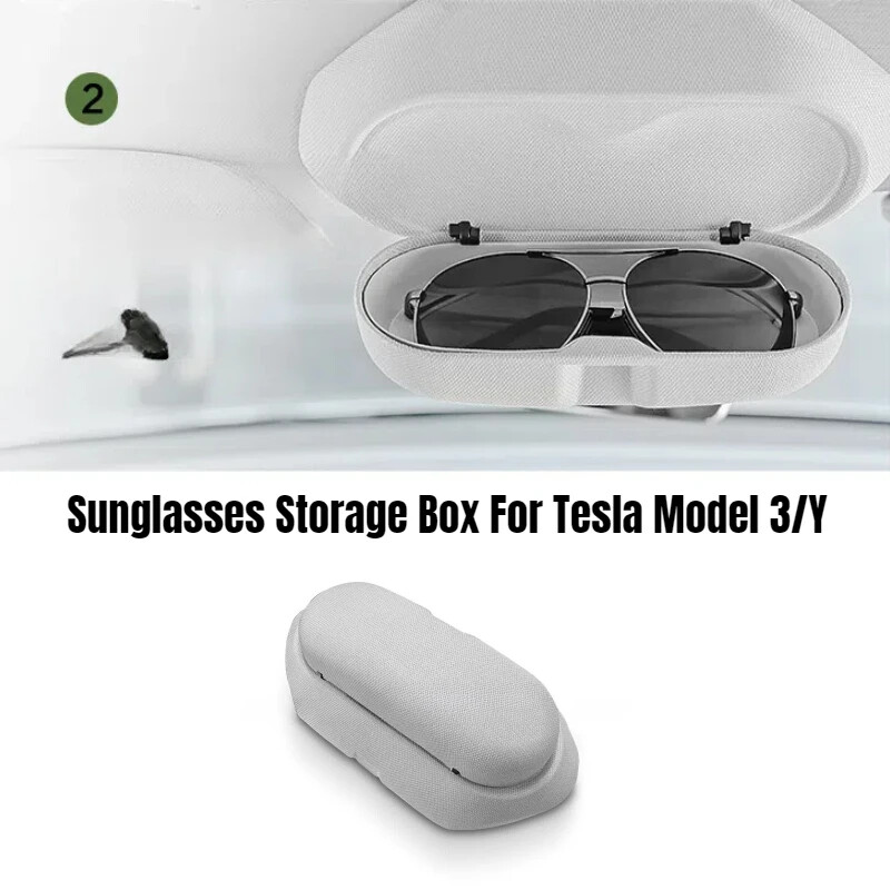 For Tesla Model 3/Y Roof Glasses Box Storage Box 2021-2024