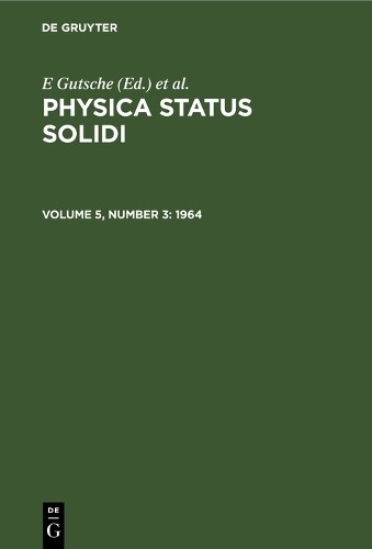 E Gutsche 1964 (Hardback)
