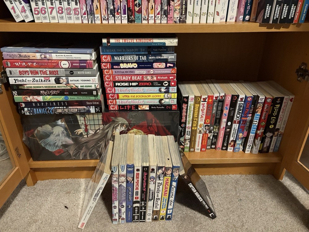 Manga Collection Assorted Titles Set Of 50 Volumes