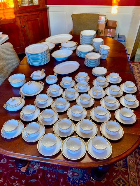 FULL SET!  1913 Antique Haviland Limoges 'Albany