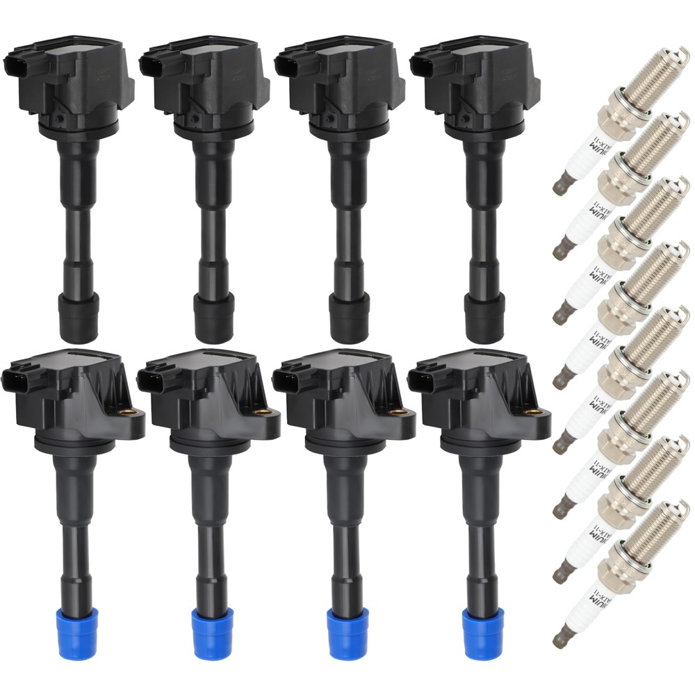 For 2010-2014 Honda Insight 1.3L 8pcs Ignition Coils UF627 & 8pcs Spark Plugs