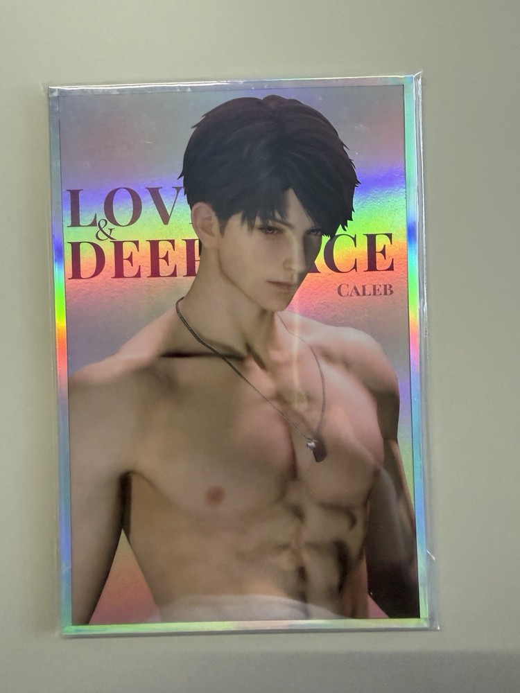 Love and DeepSpace Caleb Paper Board Shikishi Board 10*15*0.2cm