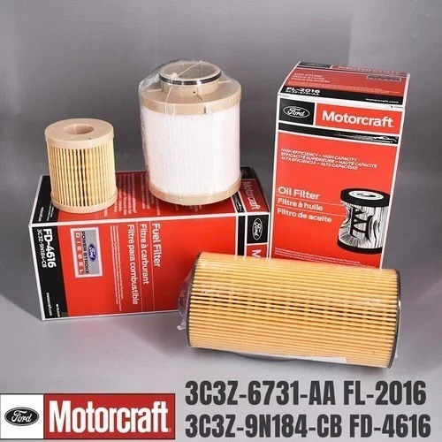 Ford Motorcraft FD-4616 FL-2016 Oil Fuel Filter Combo Kit Super Duty 6.4L