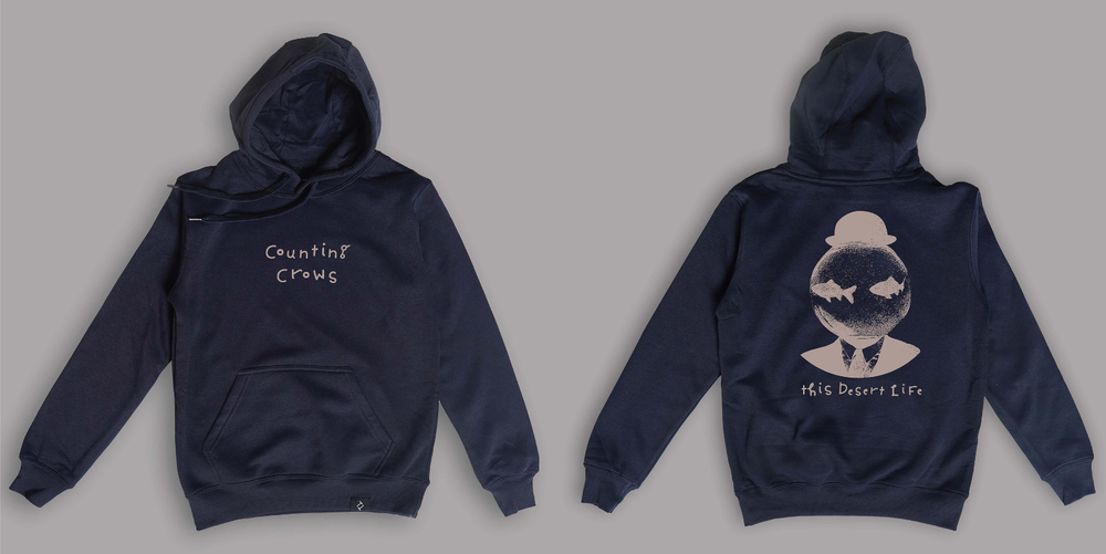 COUNTING CROWS This Desert Life Album Music double sided hoodie, shirt US size