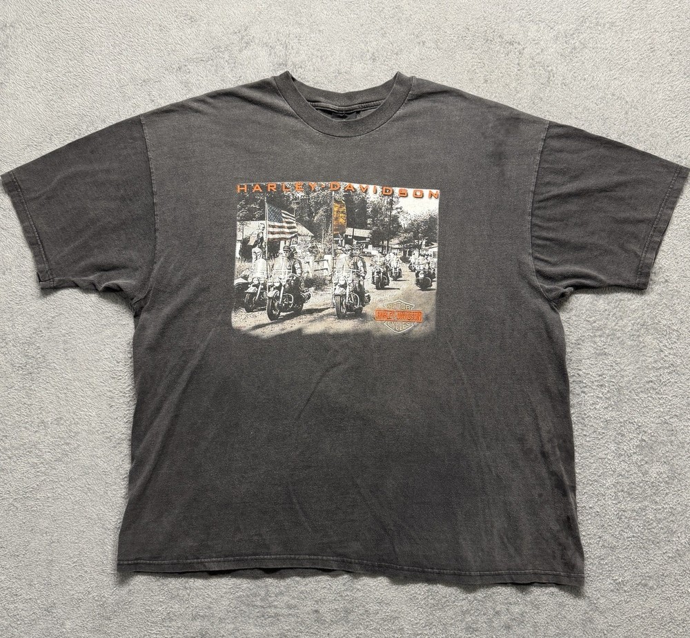 VTG Harley Davidson Hacienda Scottsdale T-Shirt Men’s 2XL Dark Gray Made In USA