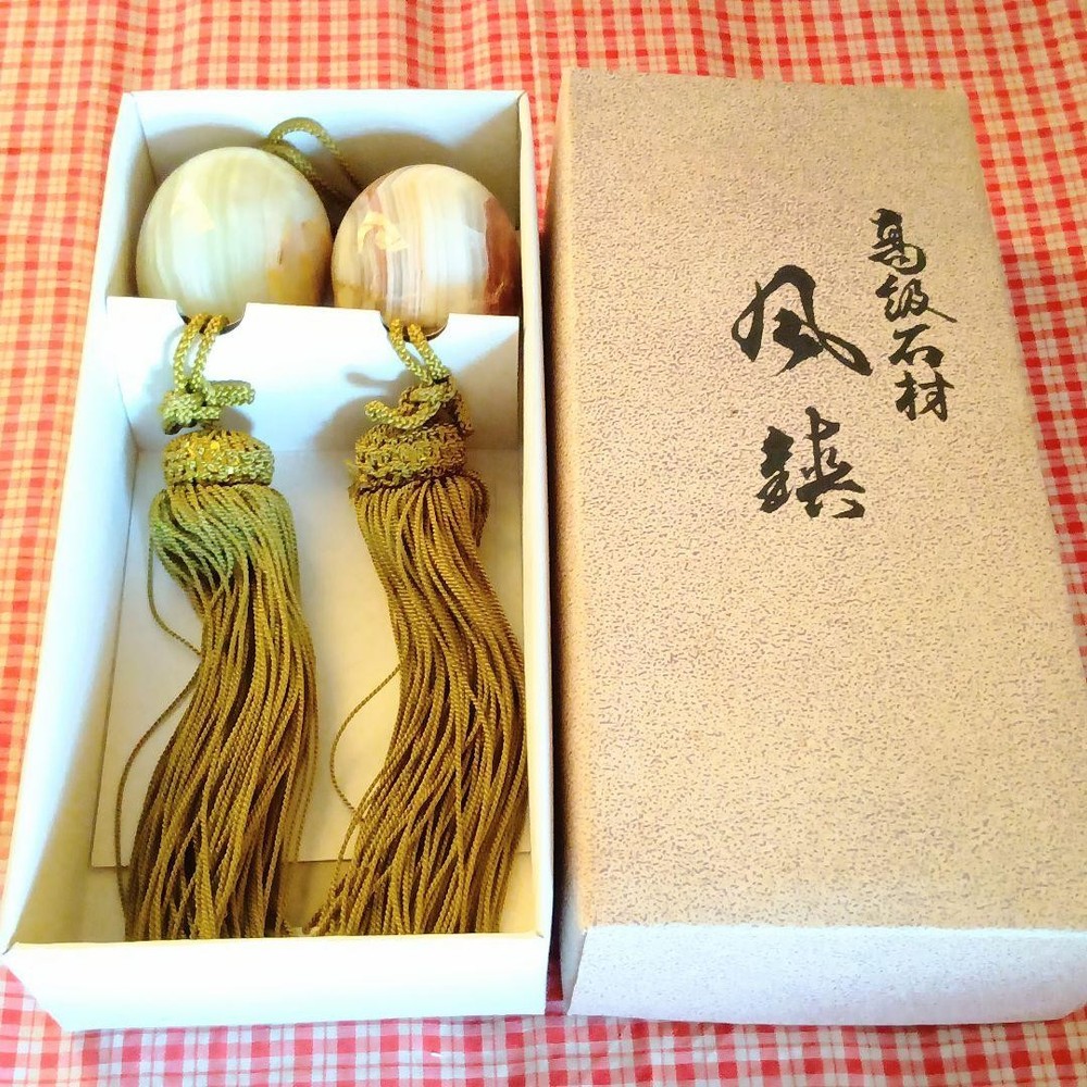 Onyx Stone Hanging Scroll Pair High-Quality Traditional Decor