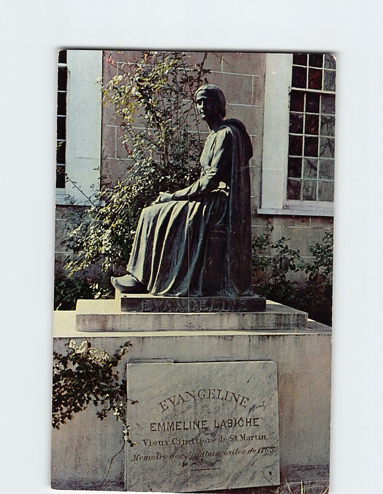 Postcard Grave of Evangeline St. Martinville Louisiana USA