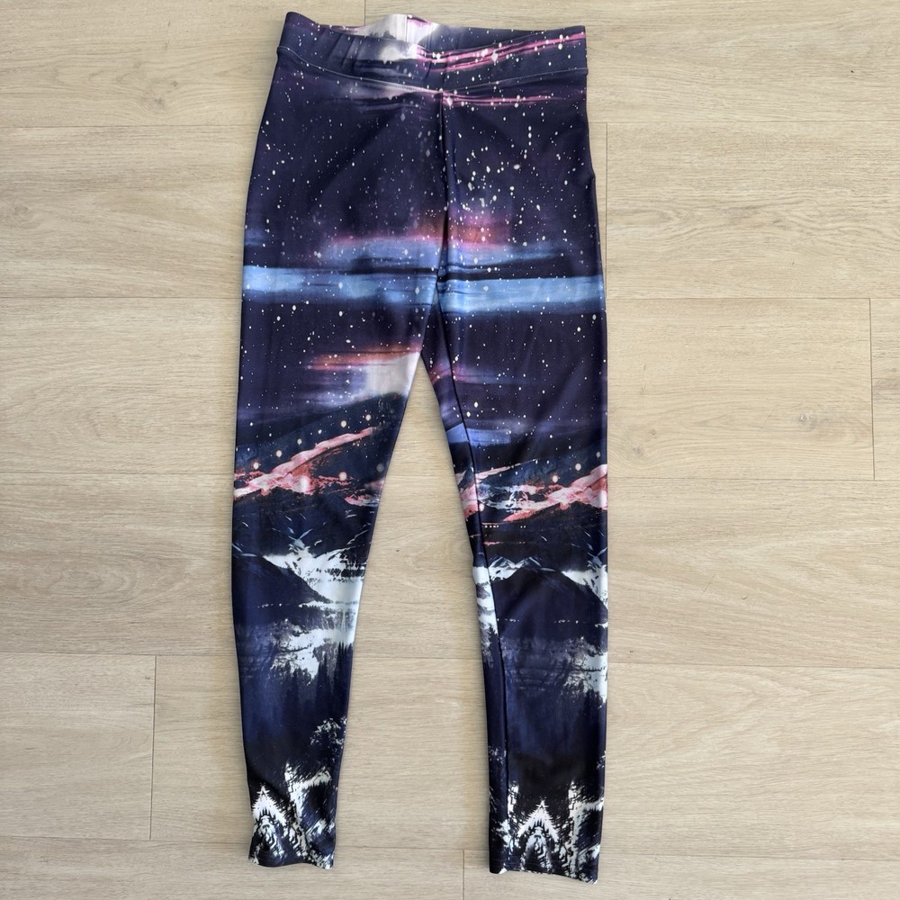 American Eagle Hi Rise Leggings Women’s Small Galaxy Star Print