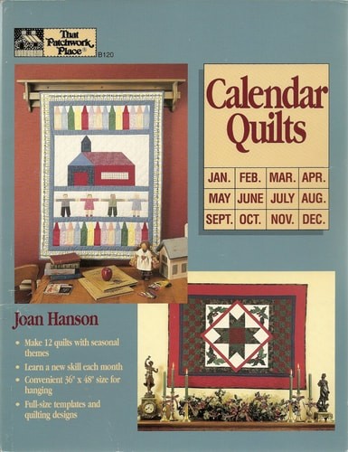 Calendar Quilts by Hanson, Joan, Good Book