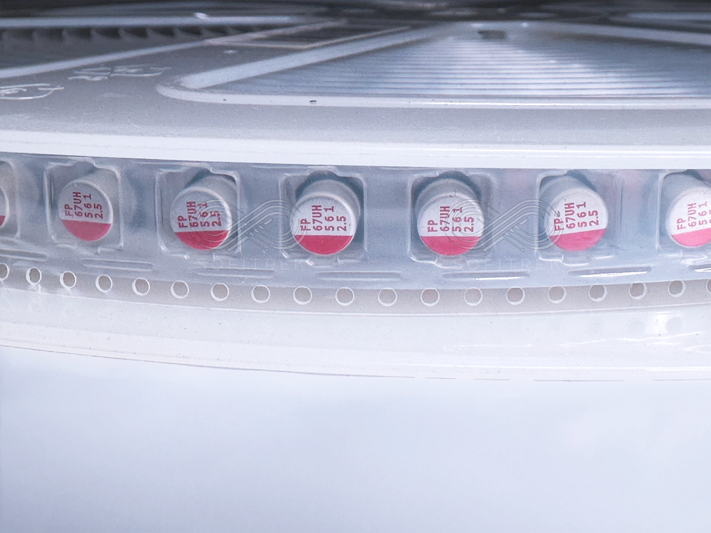 25Pcs Nichicon FP 560uF 2.5V 6.3x5.7mm Polymer Al Caps